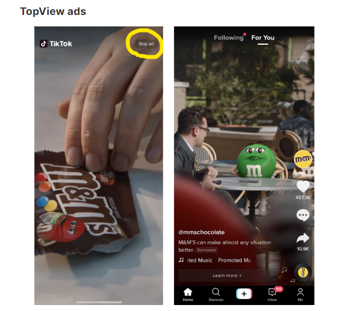 topview ads