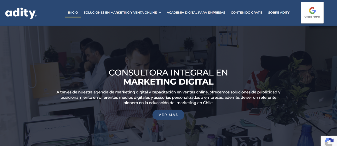 adity agencia de marketing digital en chile