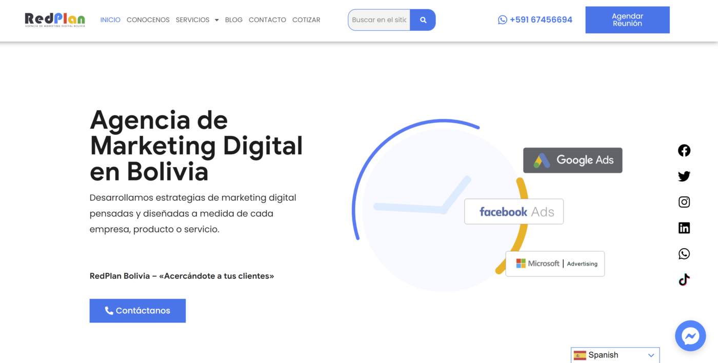 redplan agencia de marketing digital en bolivia