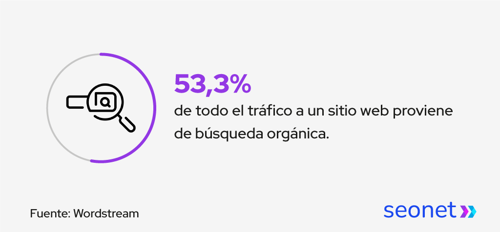trafico sitio web rpoviene de la busqueda organica