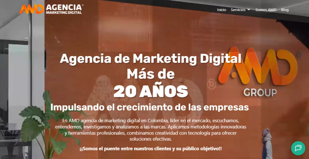 amd agencia de marketing digital en colombia