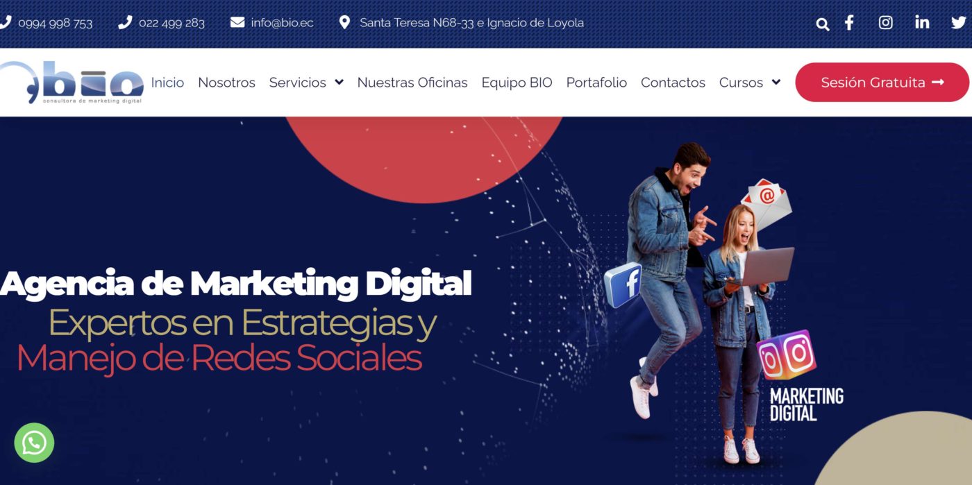 bio agencia de marketing en ecuador