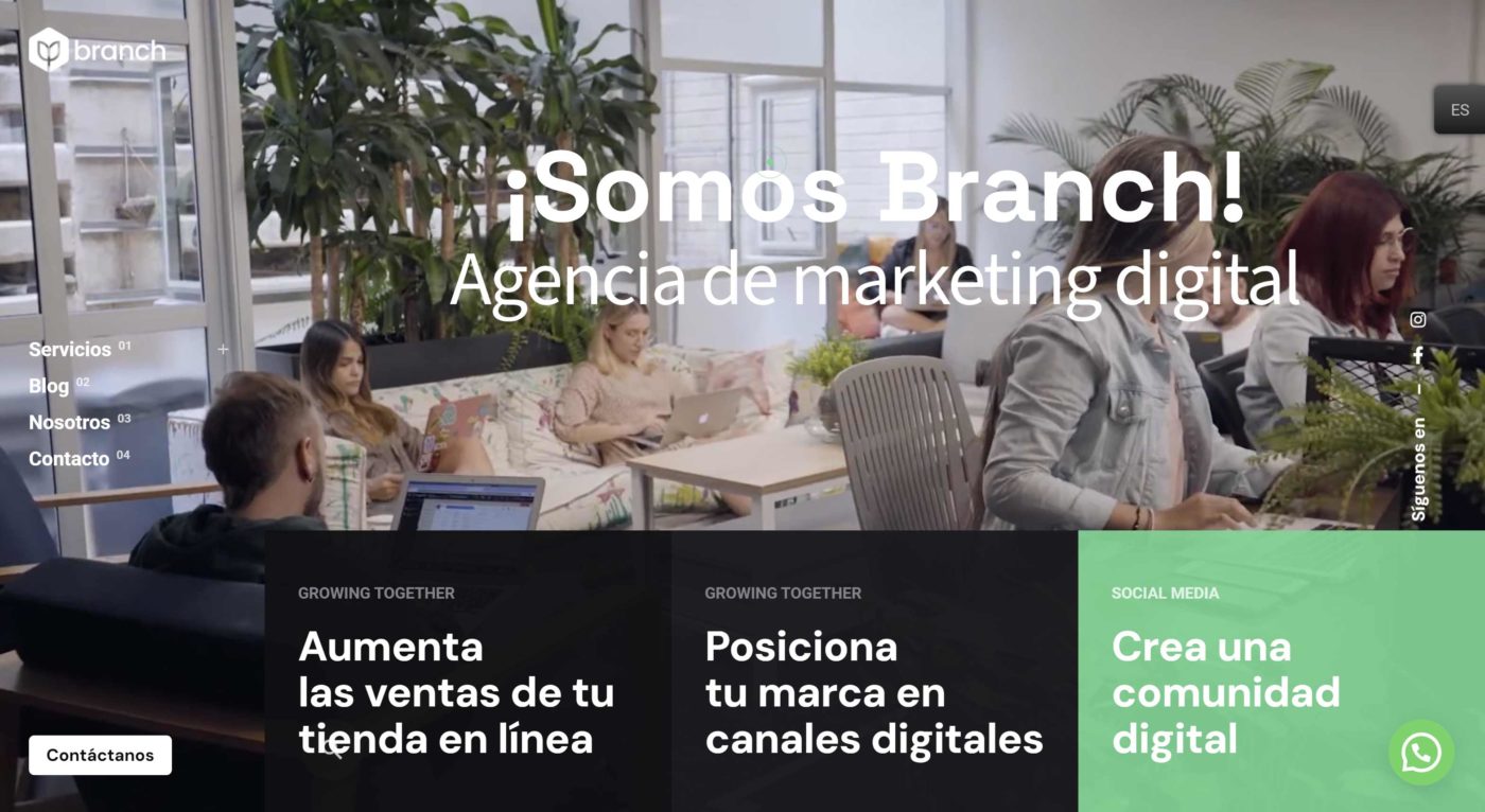 branch agencia de marketing digital en colombia