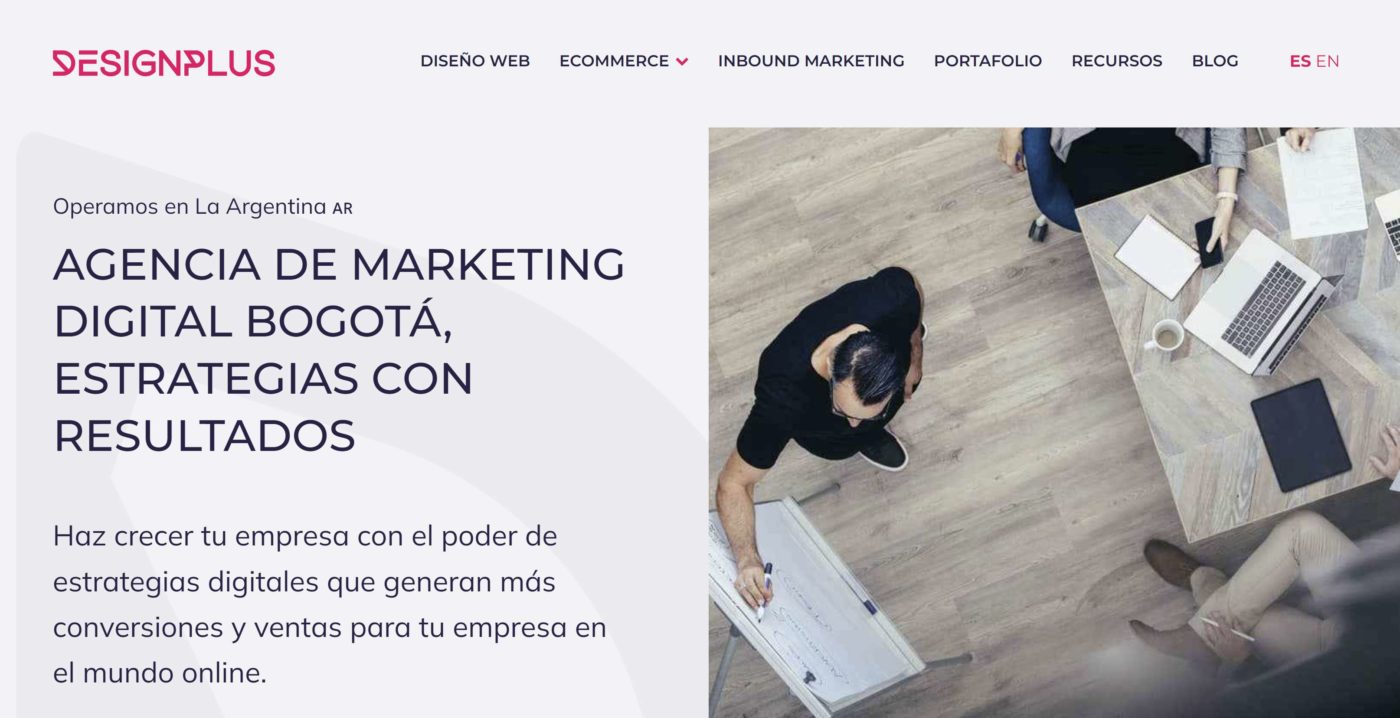 designplus agencia de marketing digital en colombia