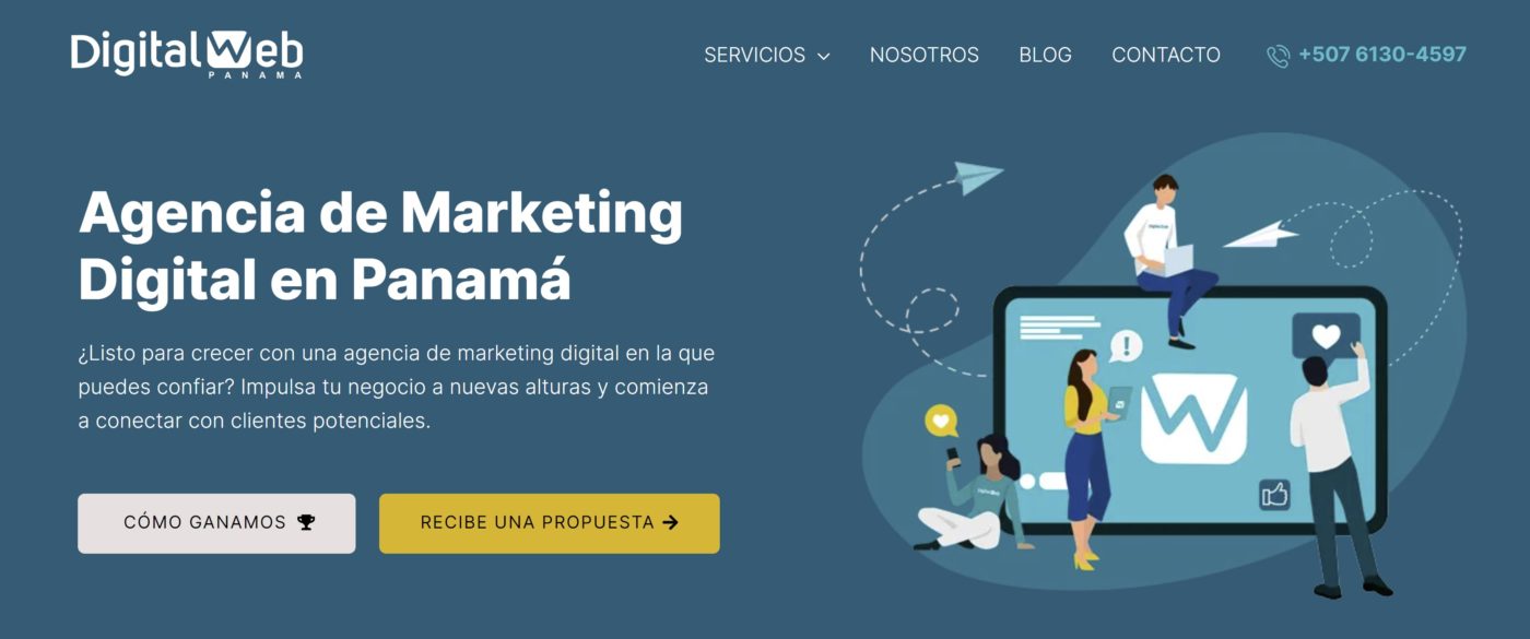 digitalweb agencia de marketing digital en panama