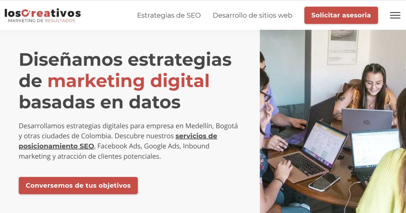 loscreativos agencia de marketing digital en colombia