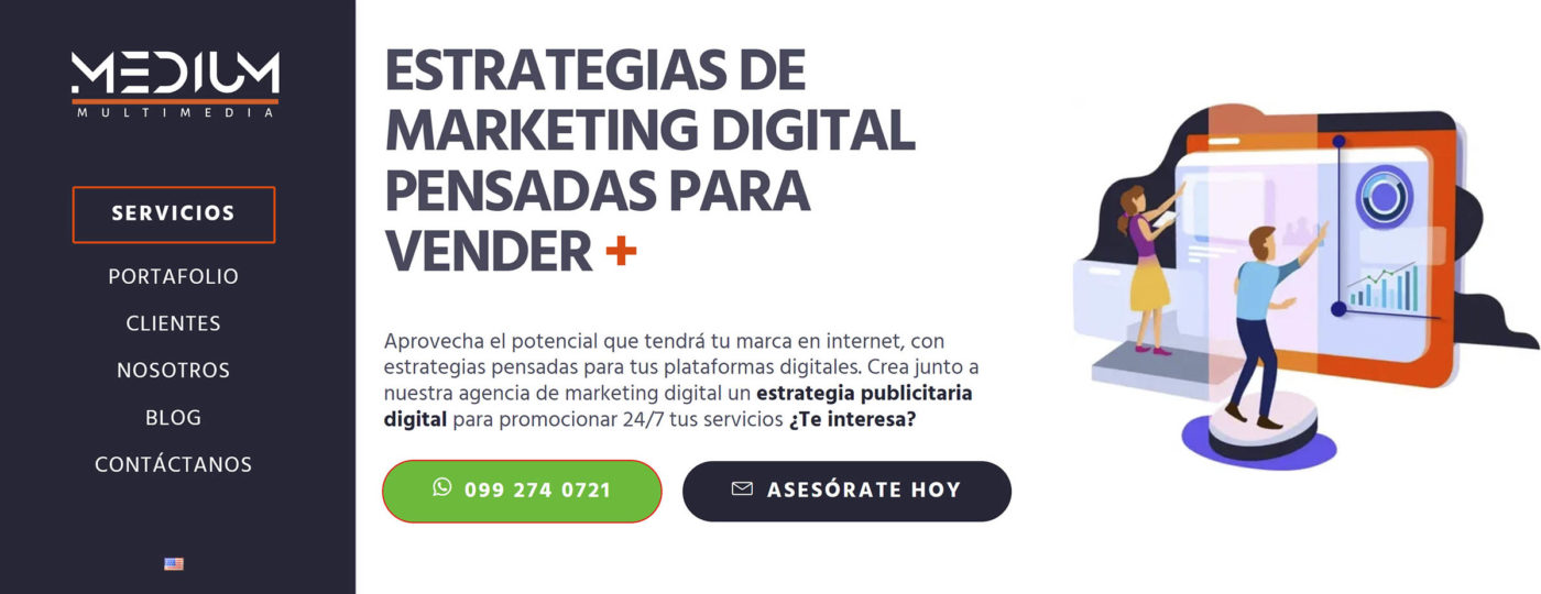 medium multimedia agencia de marketing en ecuador