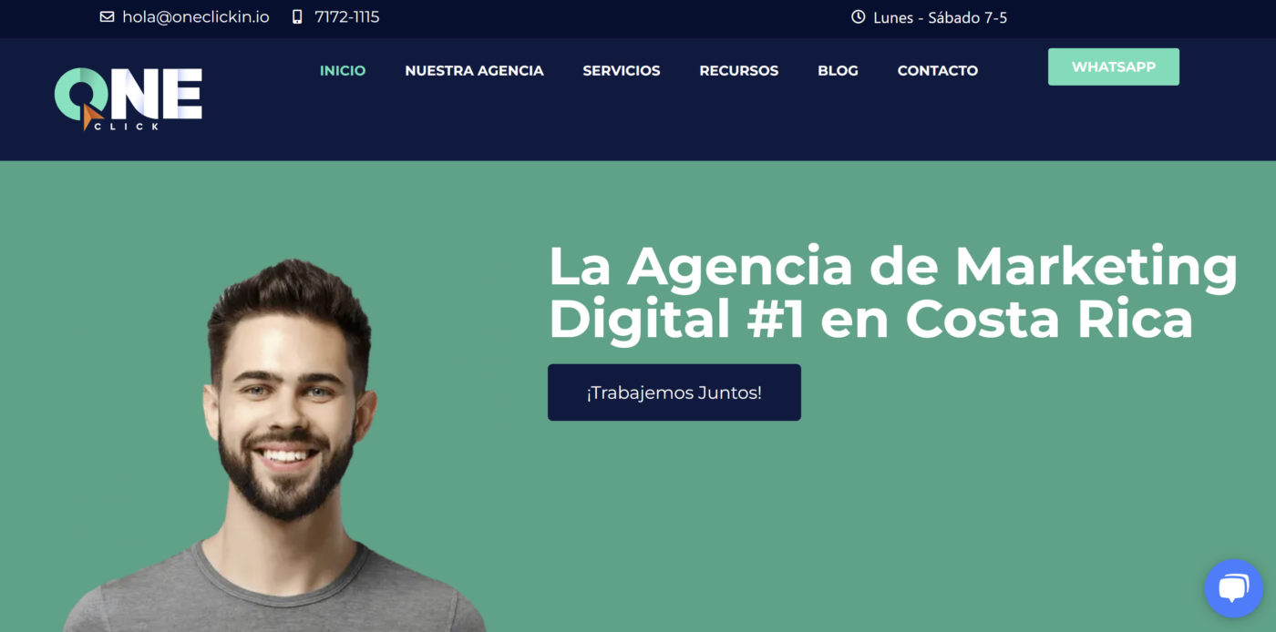 oneclick agencia de marketing digital en costa rica