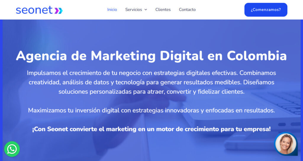 seonet agencia de marketing digital en colombia