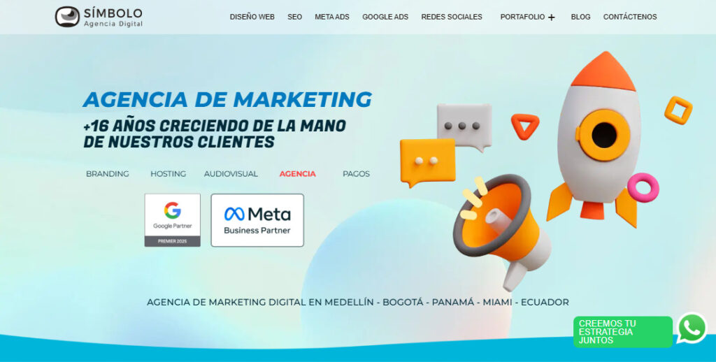 simbolo agencia de marketing digital en colombia