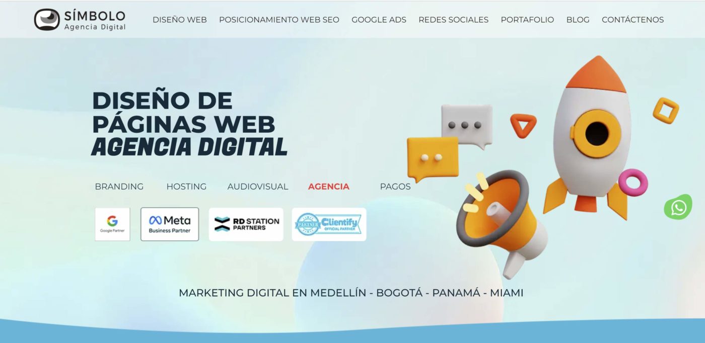simbolo agencia de marketing digital en colombia