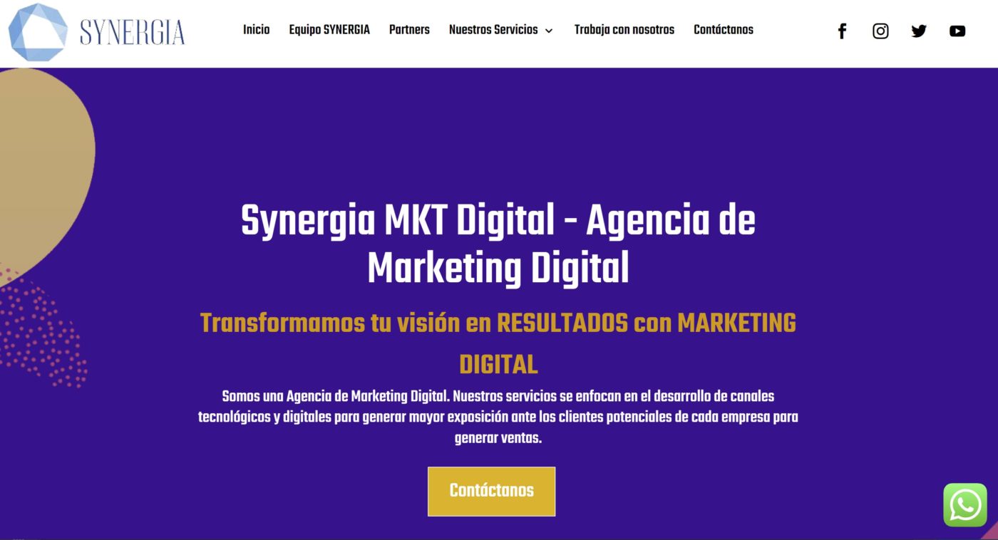 synergia agencia de marketing en ecuador