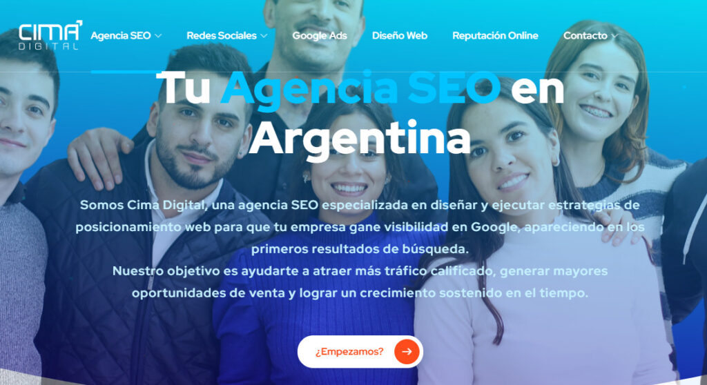 cima digital agencia seo en argentina