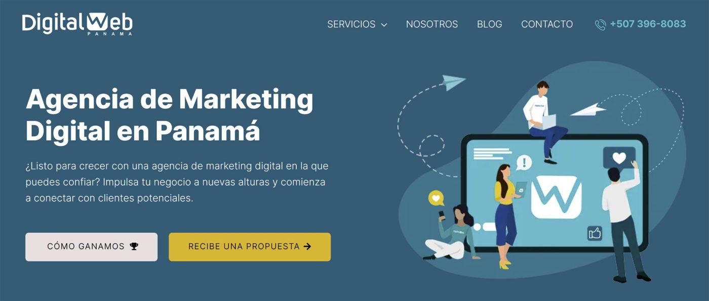digitalweb agencia seo en panama