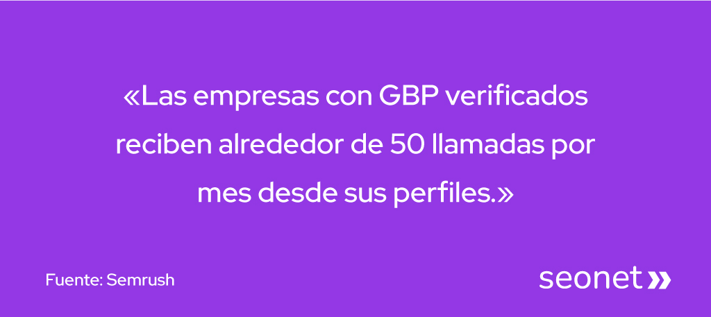 ficha de negocio recibe mas llamadas