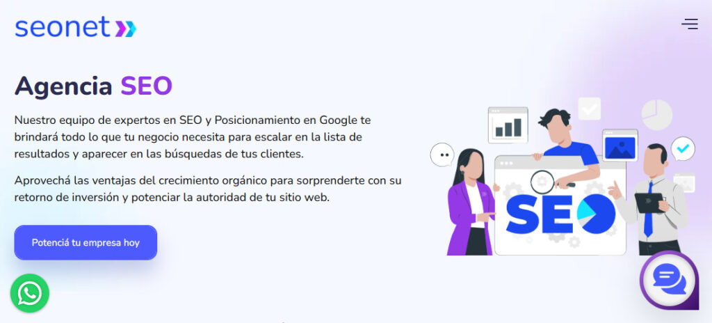 seonet agencia seo en argentina