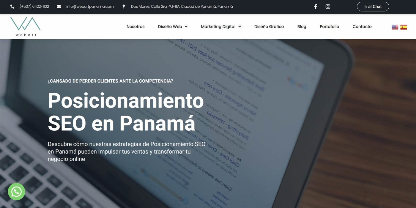 webartpanama agencia seo en panama