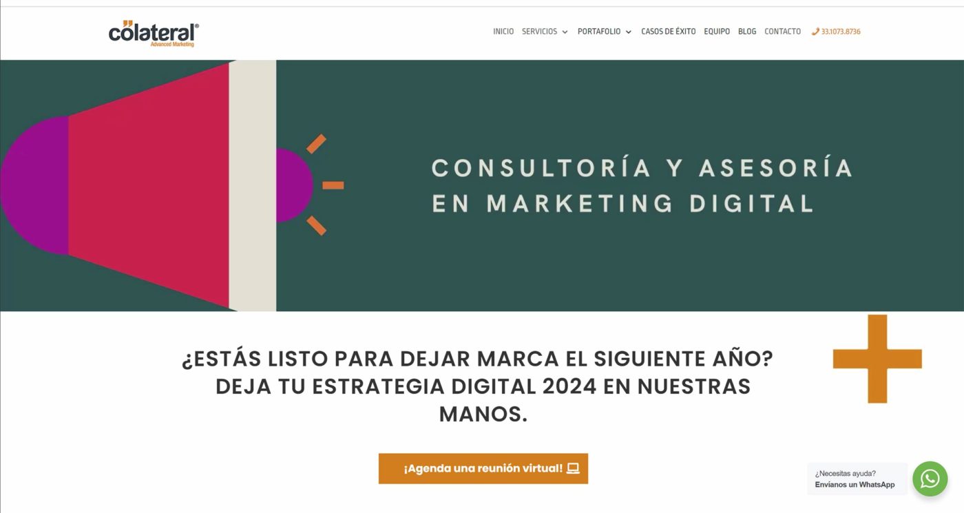 colateral agencia de marketing digital en guadalajara