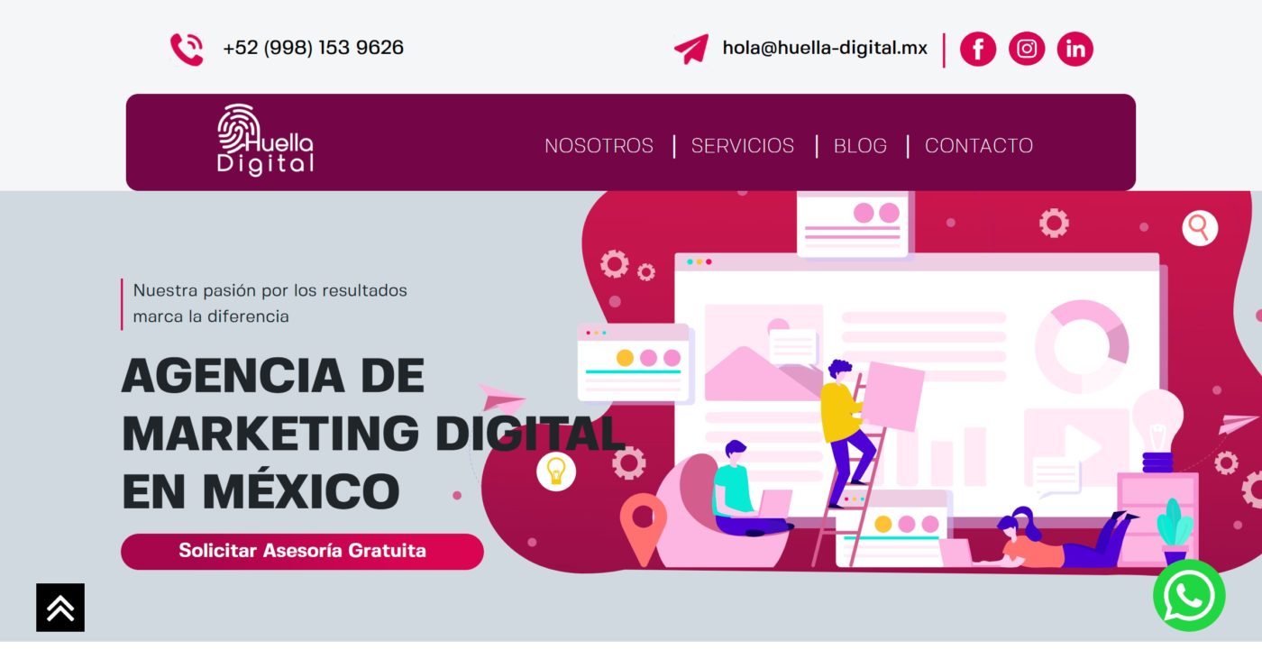 huella digital agencia de marketing digital en cancun mexico