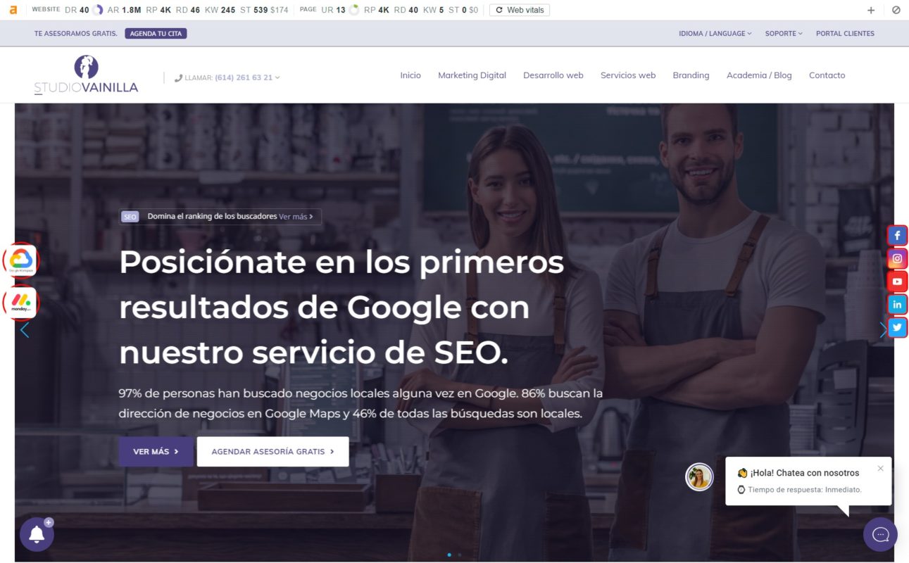 studio vainilla agencia de marketing digital en chihuahua mexico