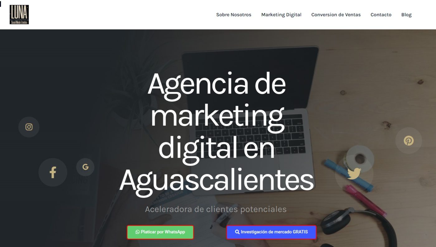 luna social media agencia de marketing digital en aguascalientes mexico