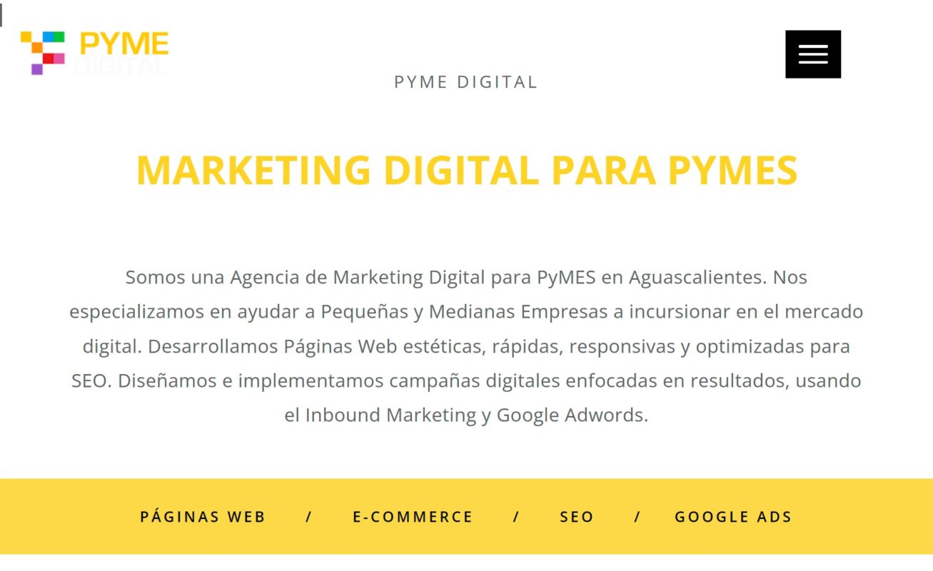 pyme digital agencia de marketing digital en aguascalientes mexico