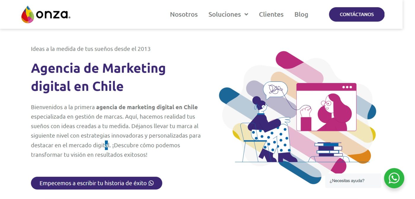 onza marketing agencia de marketing digital en santiago de chile