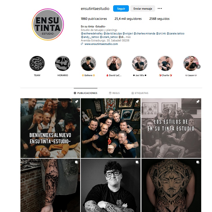 redes sociales para tatuajes