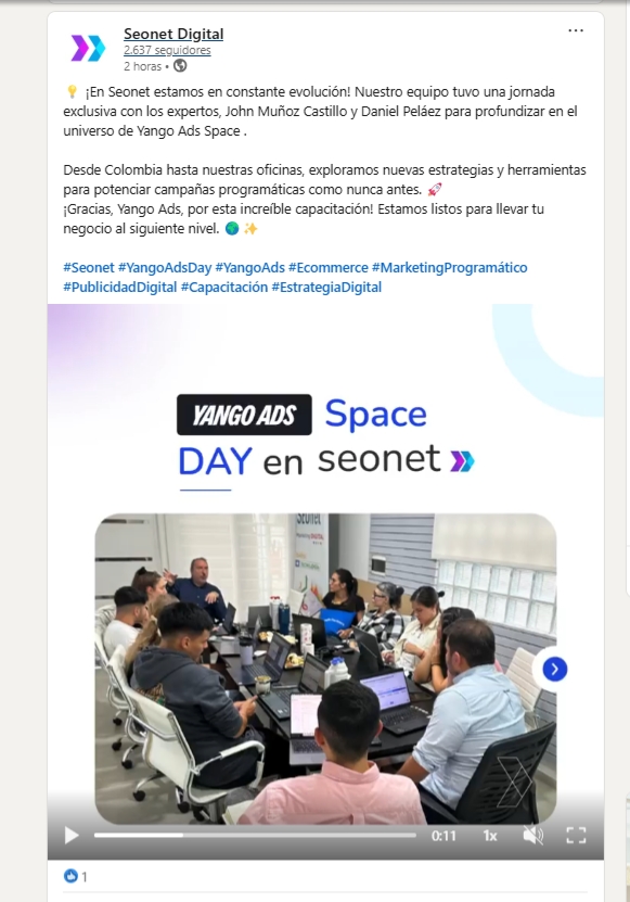 especializacion yango ads space