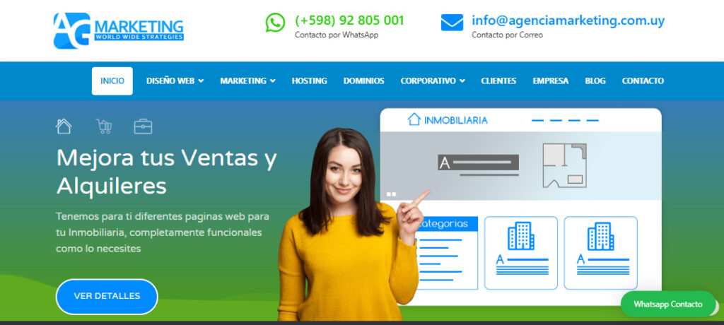 ag marketing agencia de diseño web en uruguay