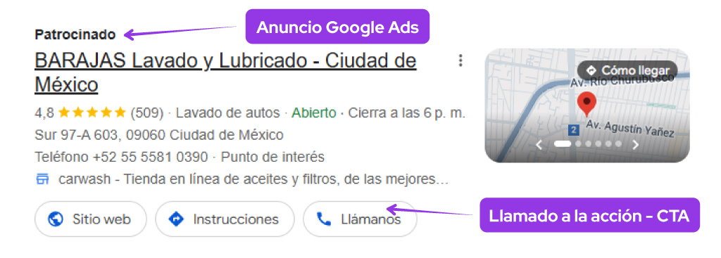 anuncio lavadero de autos