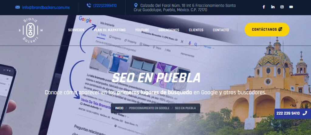 brand backers agencia seo en puebla