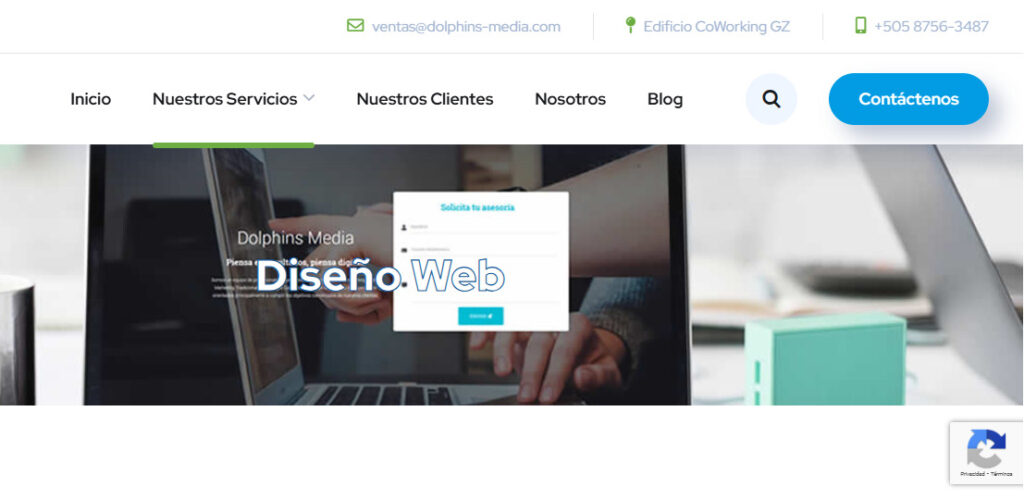 dolphins media agencia de diseño web en nicaragua