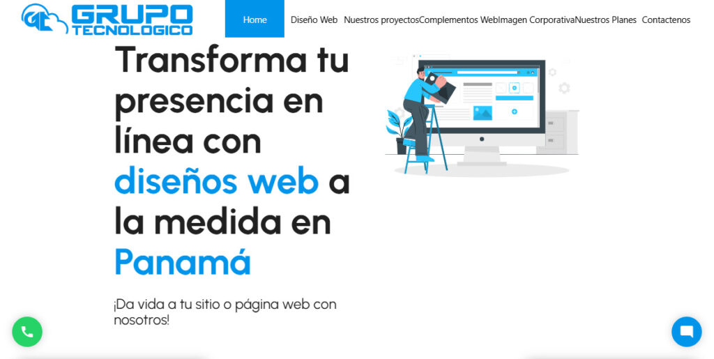 grupo tecnologico agencia de diseño web en panama