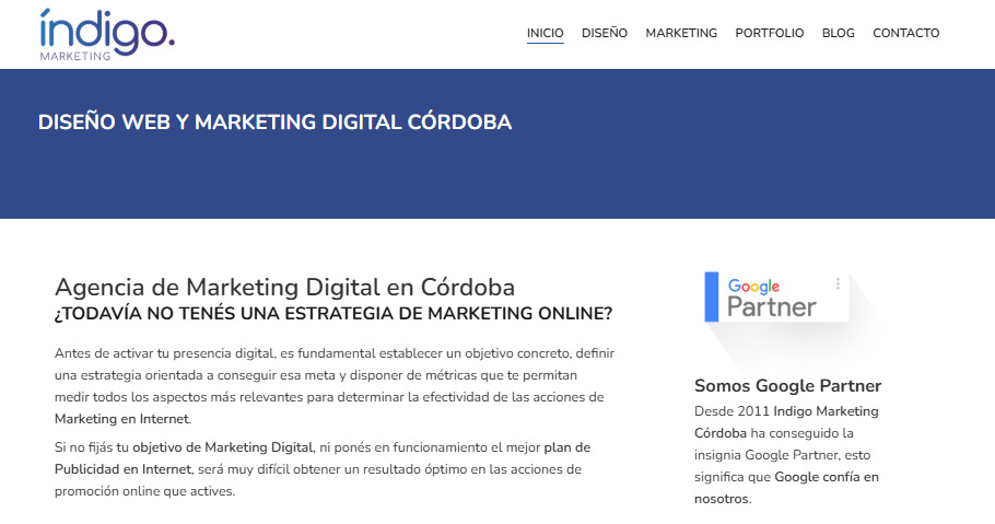 indigo marketing agencia de marketing digital en cordoba