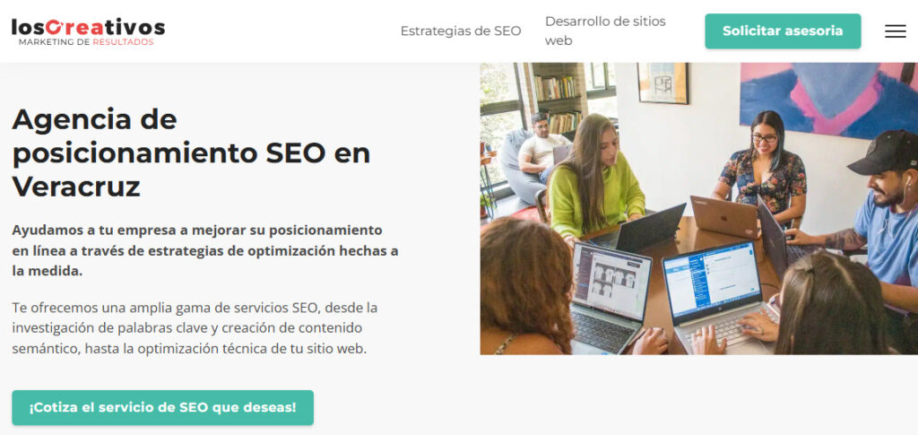 los creativos agencia seo en veracruz