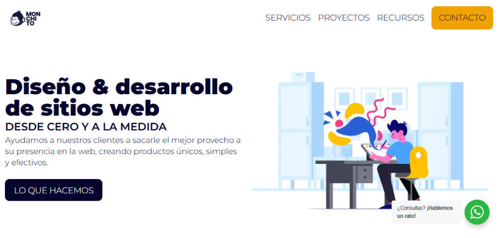 monchito agencia de diseño web en nicaragua
