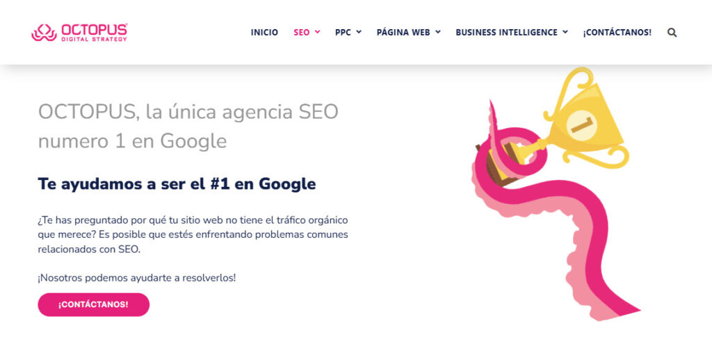 octopus agencia seo en cancun