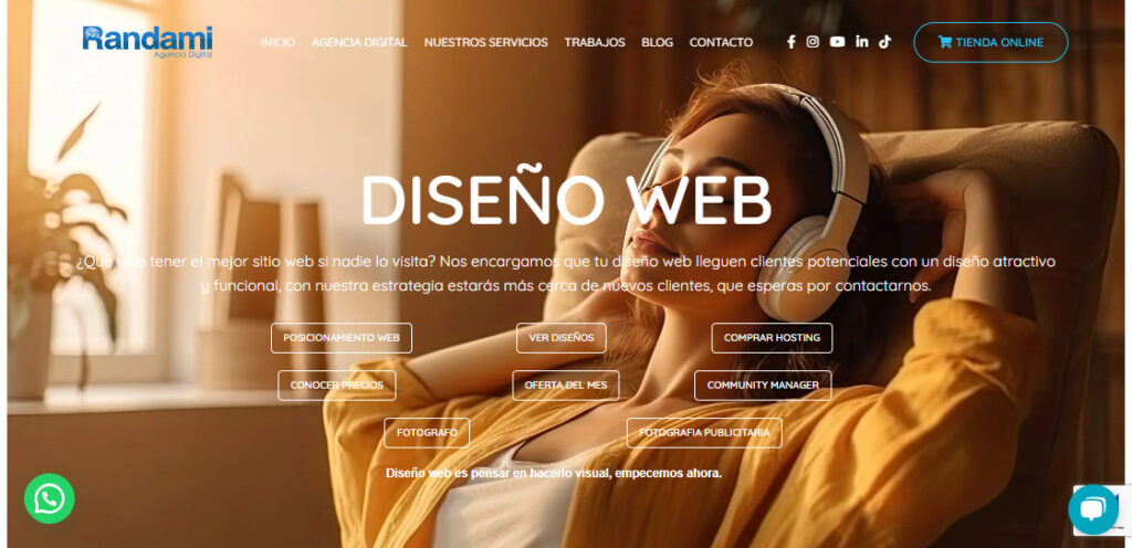 randami agencia de diseño web en chile