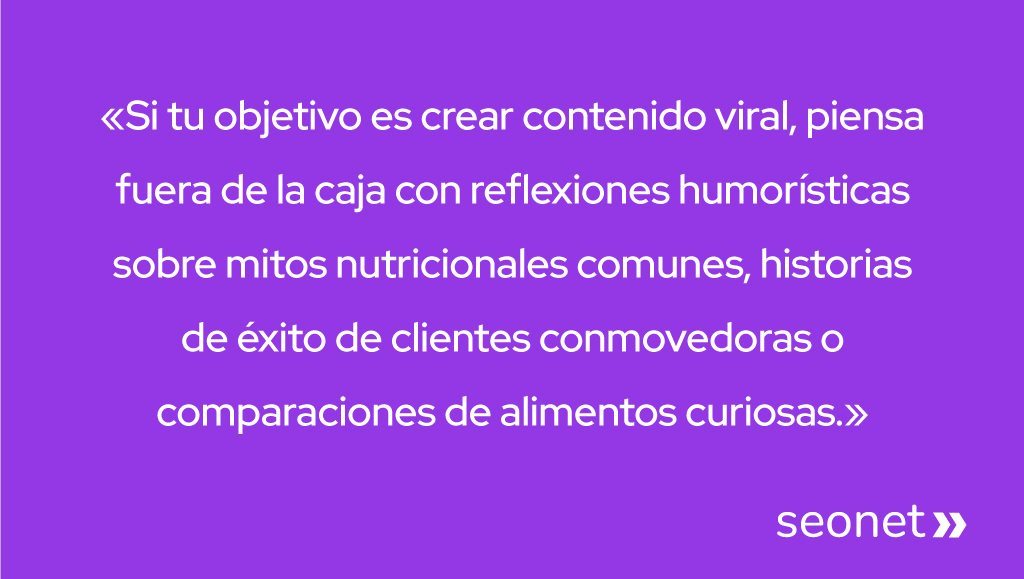 redes sociales nutricionistas