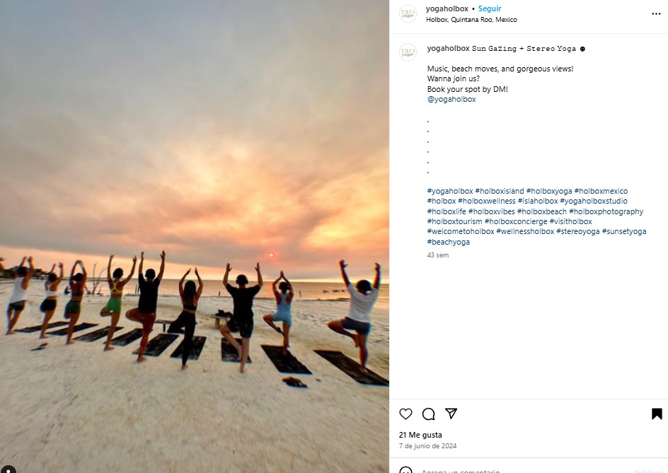 yoga al amanecer