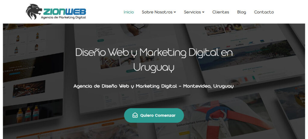 zionweb agencia de diseño web en uruguay