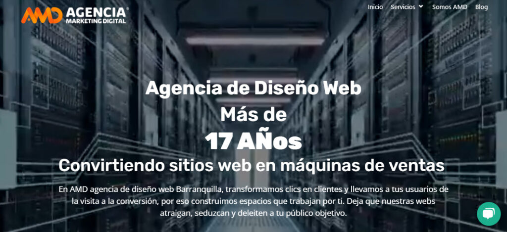 amd agencia de diseño web en barranquilla