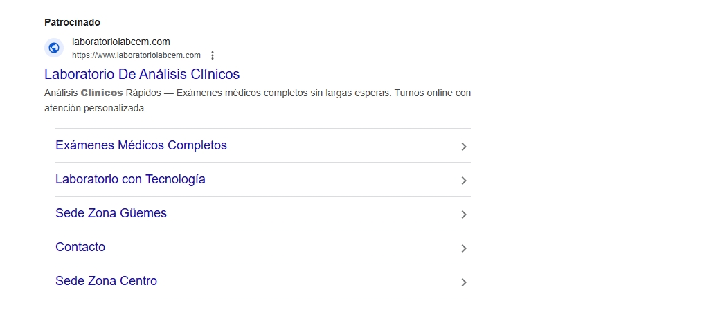 anuncio laboratorios clinicos