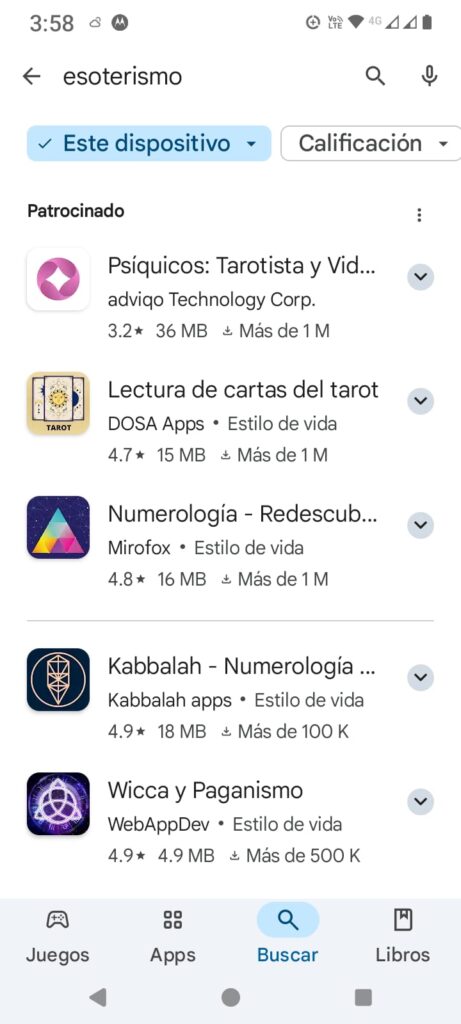 apps play store esoterismo