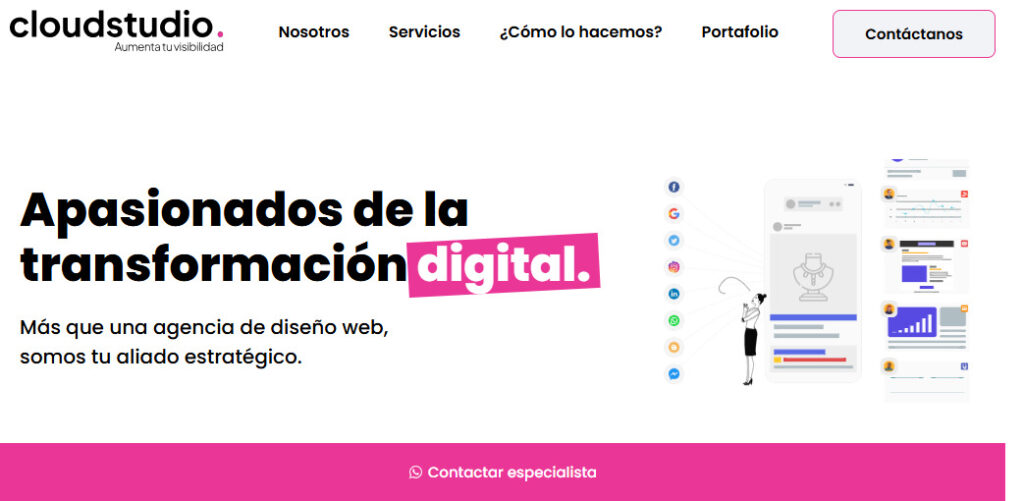 cloudstudio agencia de diseño web en cdmx
