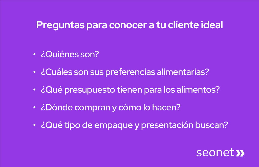conoce a tu cliente marketing alimentos