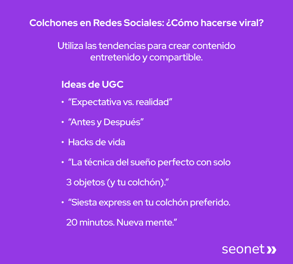 contenido marketing para colchones