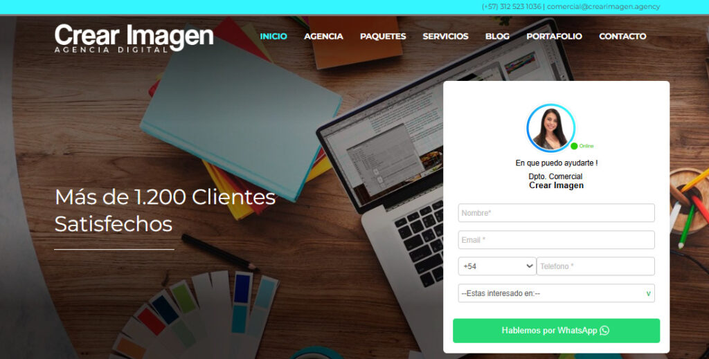 crear imagen agencia de diseño web en barranquilla