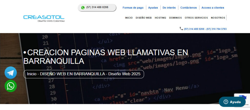 creasotol agencia de diseño web en barranquilla